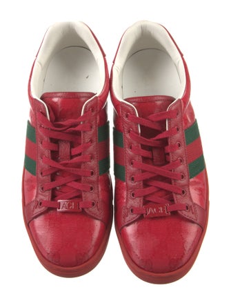 Gucci GG Supreme Patent Leather Sneakers