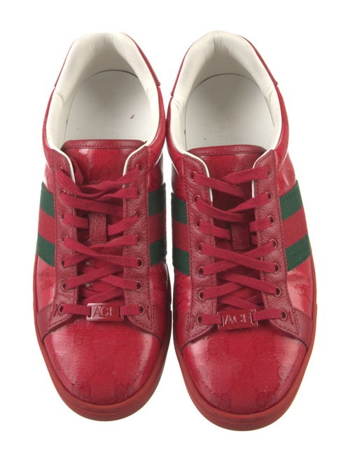 Gucci GG Supreme Patent Leather Sneakers