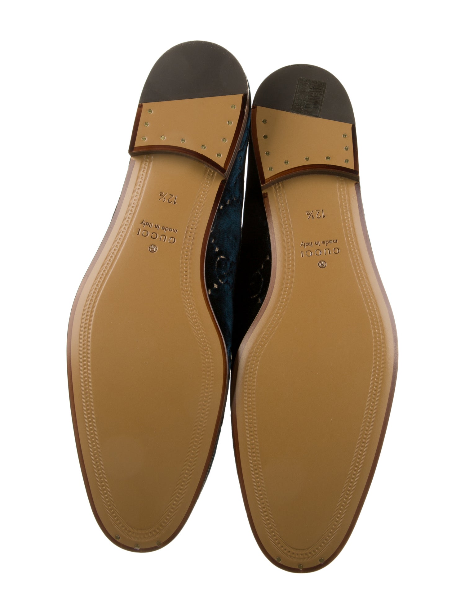 Gucci GG Logo Velvet Loafers