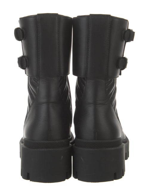 Gucci Leather Combat Boots