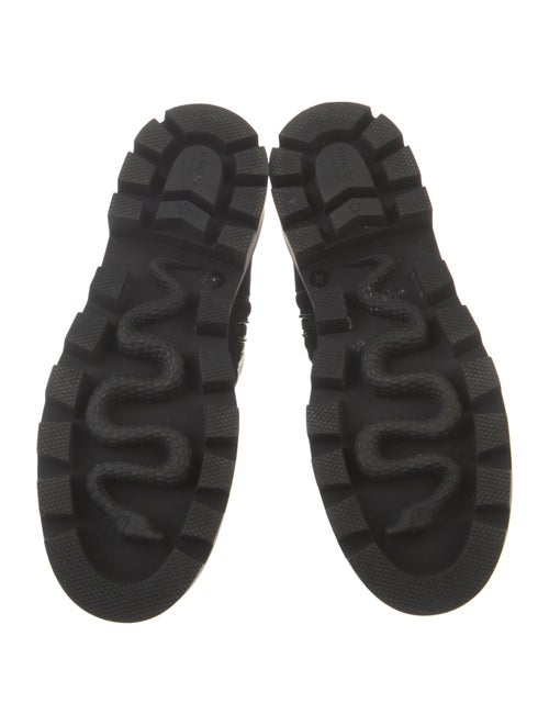 Gucci Leather Combat Boots