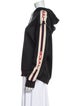 Gucci Signature Logo Mock Neck Hoodie