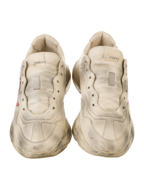 Gucci Leather Printed Chunky Sneakers