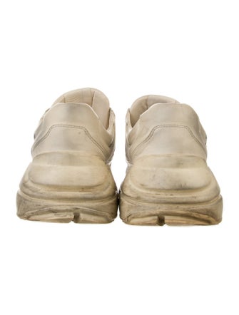 Gucci Leather Printed Chunky Sneakers