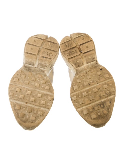 Gucci Leather Printed Chunky Sneakers