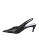 Gucci Interlocking G Logo Patent Leather Slingback Pumps