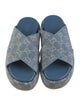 Gucci GG Denim Denim Slides