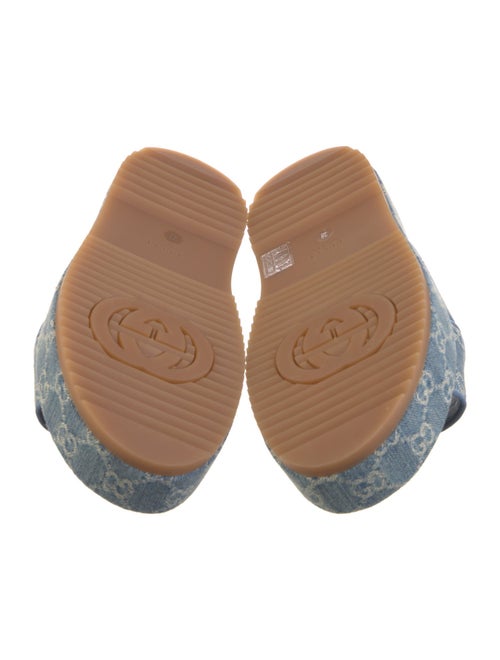 Gucci GG Denim Denim Slides