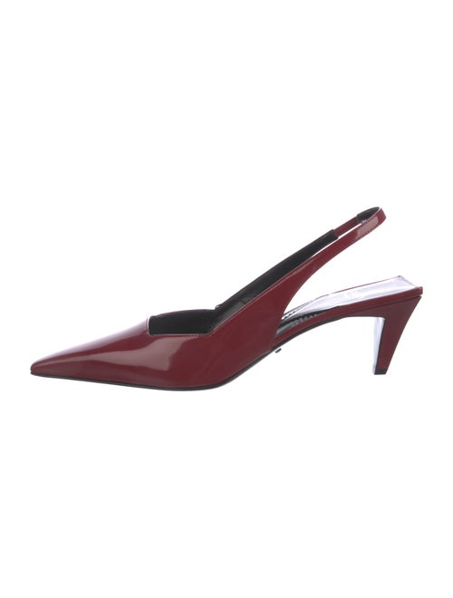 Gucci Patent Leather Slingback Pumps