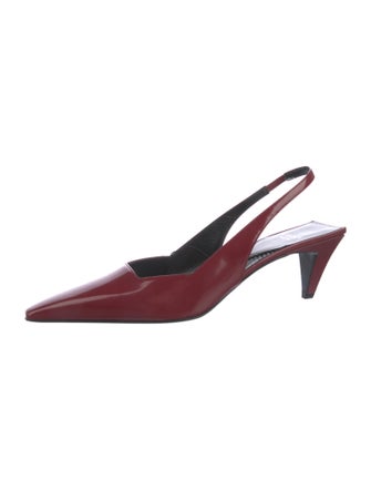 Gucci Patent Leather Slingback Pumps