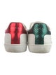 Gucci Web Accent Leather Sneakers