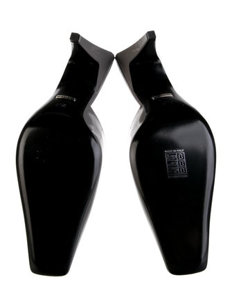 Gucci Interlocking G Logo Patent Leather Mules