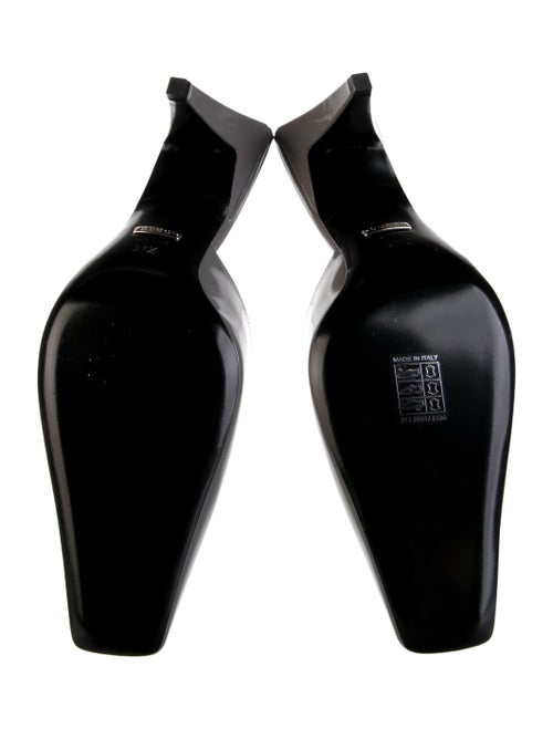 Gucci Interlocking G Logo Patent Leather Mules