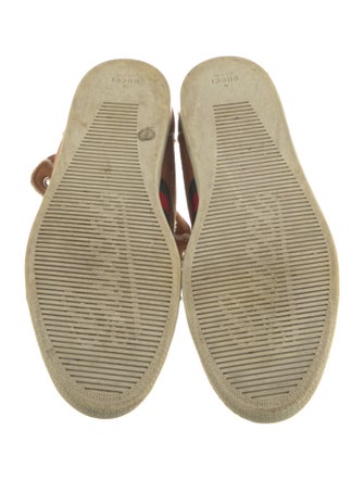 Gucci Web Accent Suede Sneakers