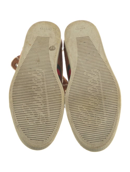 Gucci Web Accent Suede Sneakers