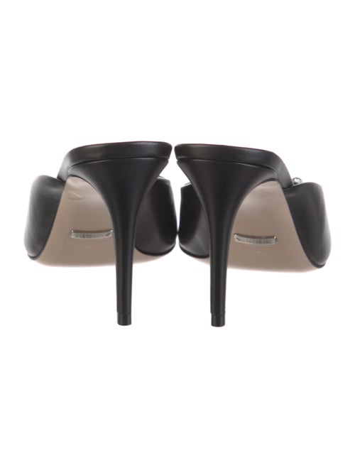 Gucci Web Accent Leather Slides