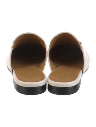 Gucci Horsebit Accent Leather Mules