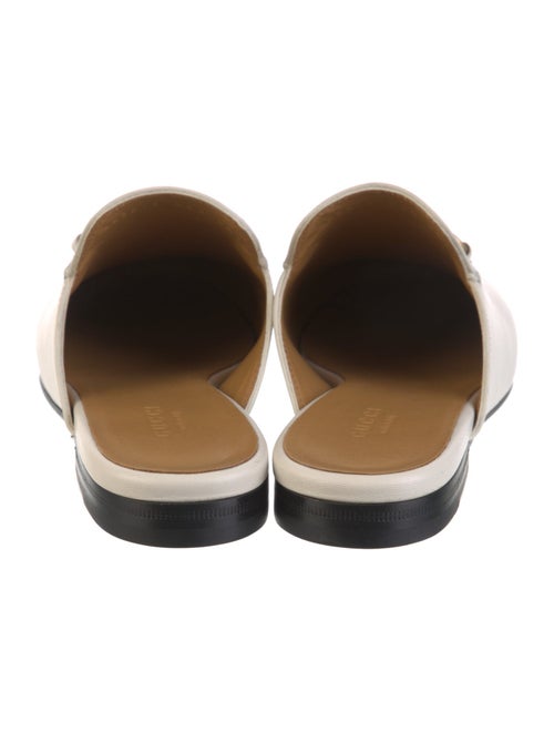 Gucci Horsebit Accent Leather Mules