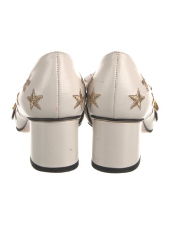 Gucci Double G Logo Leather Pumps