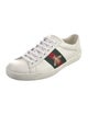 Gucci Web Accent Leather Sneakers