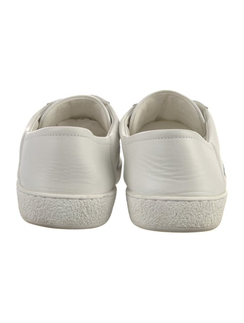 Gucci Web Accent Leather Sneakers