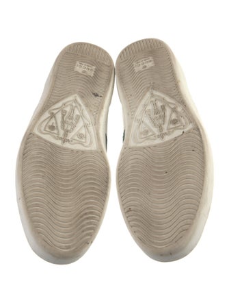 Gucci Web Accent Leather Sneakers