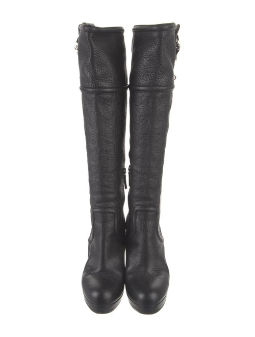Gucci GG Signature Leather Boots