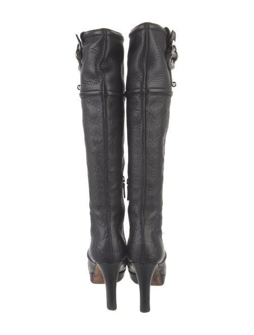 Gucci GG Signature Leather Boots
