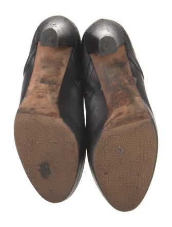 Gucci GG Signature Leather Boots