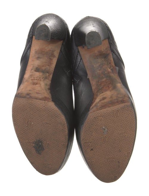 Gucci GG Signature Leather Boots