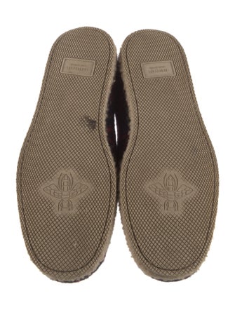 Gucci GG Logo Wool Loafers