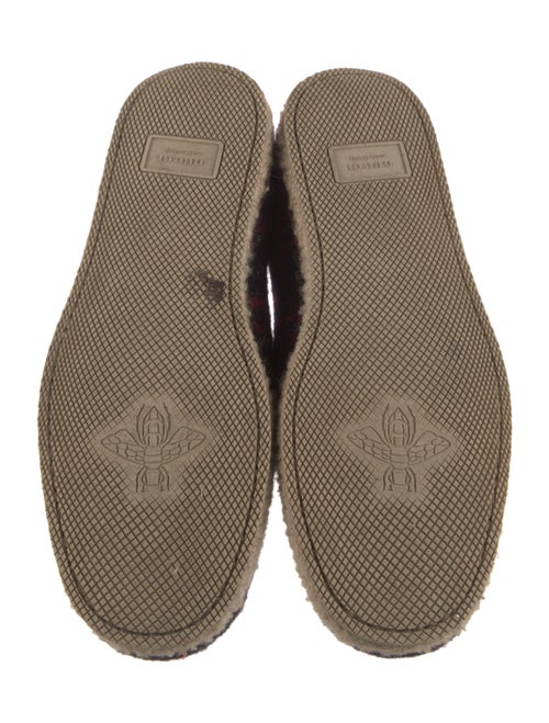 Gucci GG Logo Wool Loafers