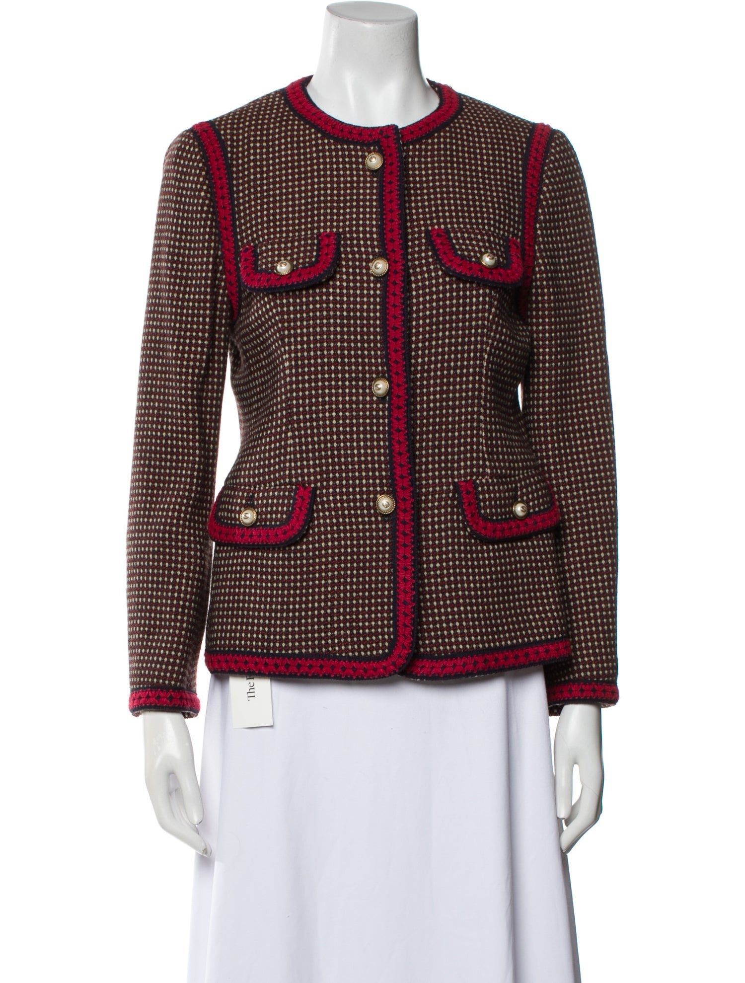 Gucci 2017 Tweed Evening Jacket