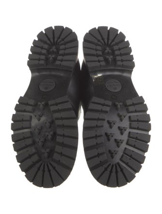 Gucci Web Accent Leather Chelsea Boots