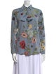Gucci 2014 Silk Button-Up Top