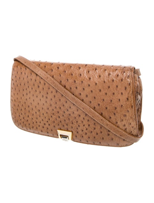 Gucci Ostrich Crossbody Bag