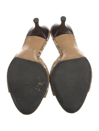 Gucci Canvas Animal Print Slides