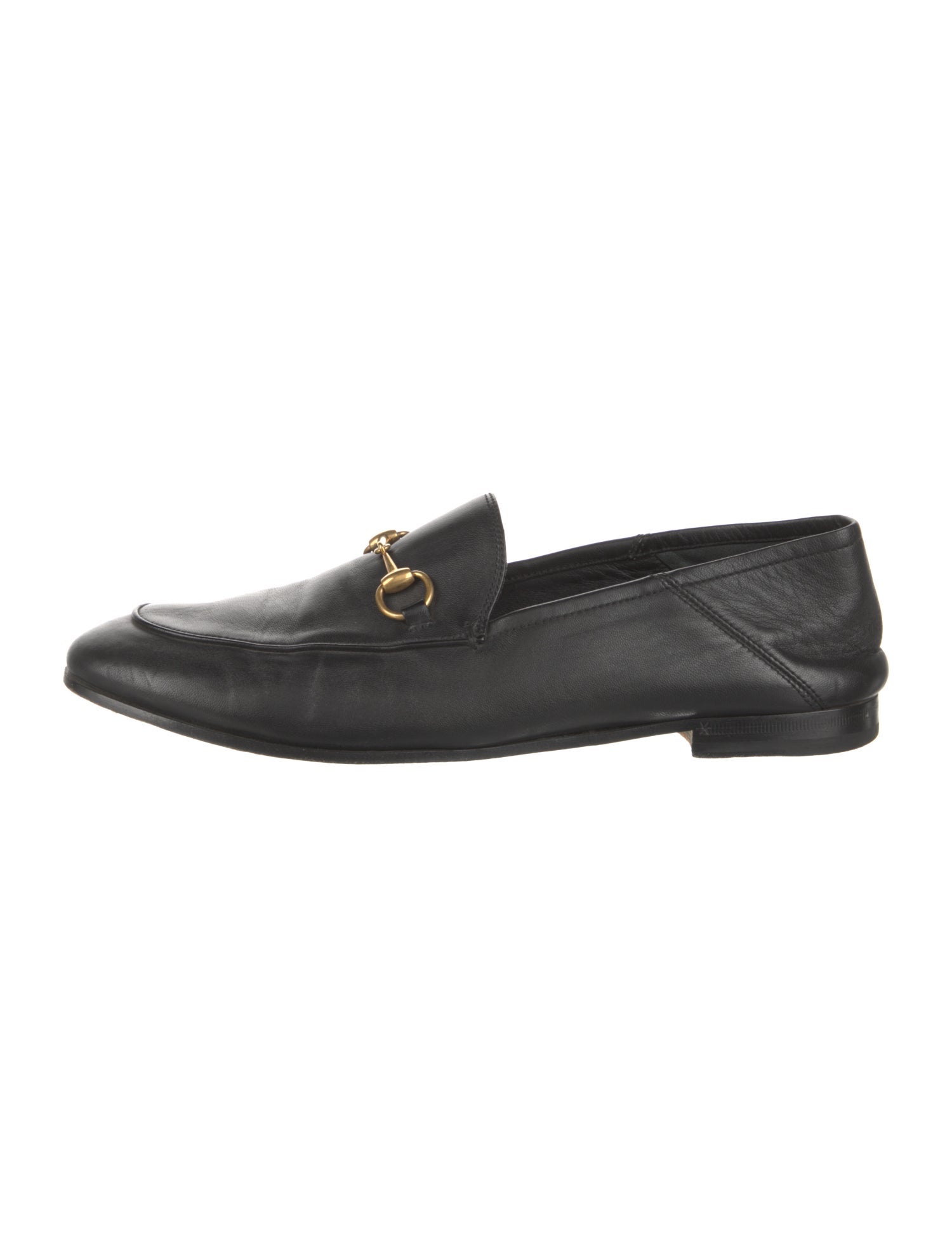 Gucci Horsebit Accent Leather Loafers