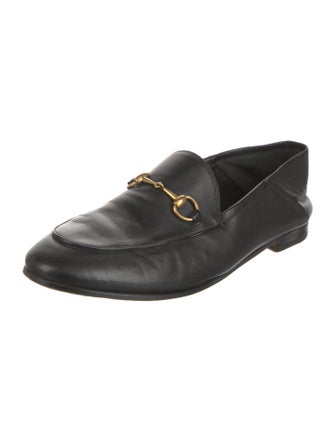 Gucci Horsebit Accent Leather Loafers