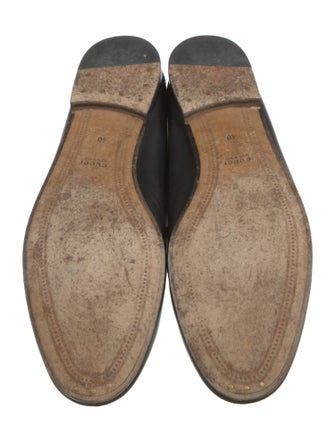 Gucci Horsebit Accent Leather Loafers