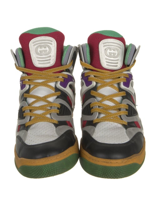 Gucci Interlocking G Logo Leather Sneakers