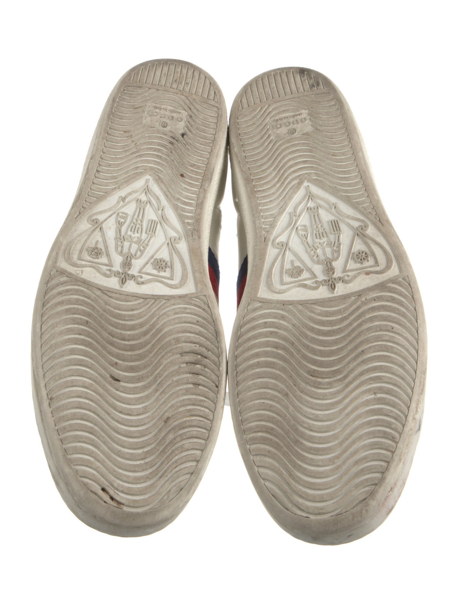 Gucci Sylvie Web Accent Leather Sneakers