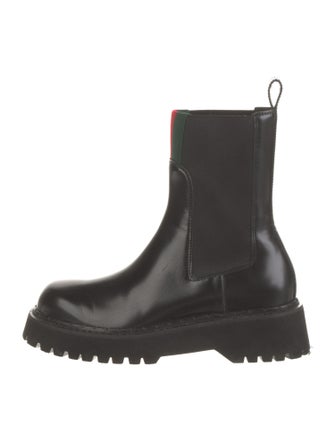 Gucci Leather Chelsea Boots
