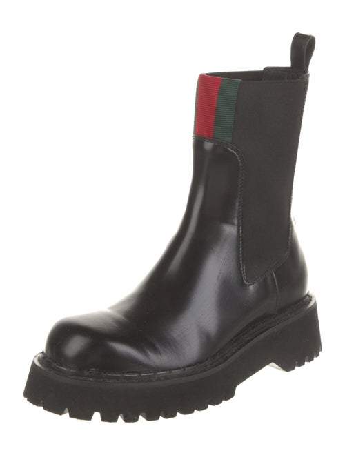 Gucci Leather Chelsea Boots