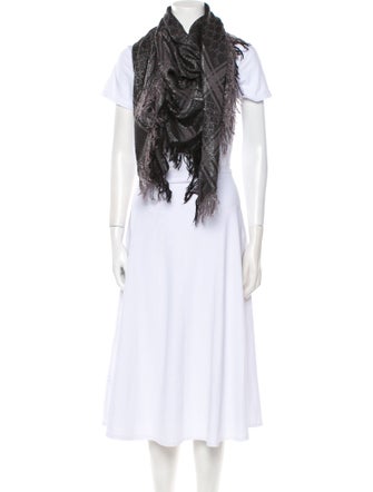 Gucci Wool Striped Shawl