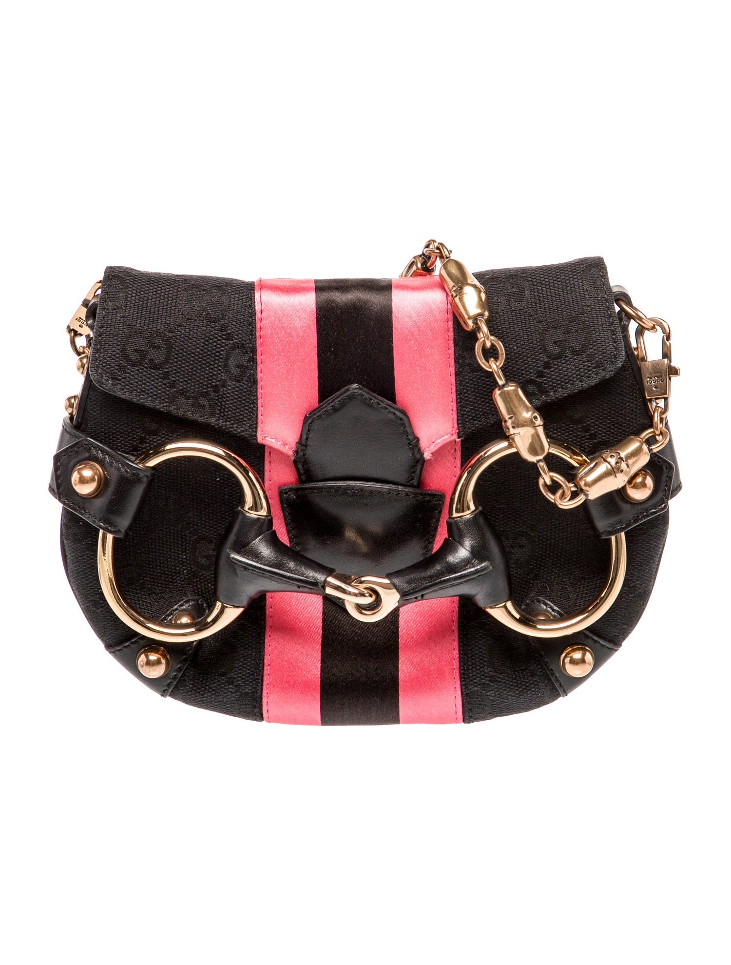 Gucci GG Canvas Horsebit Chain