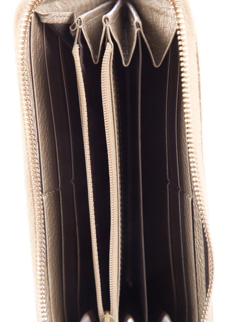 Gucci Soho GG Logo Continental Wallet Interlocking G Logo Continental Wallet