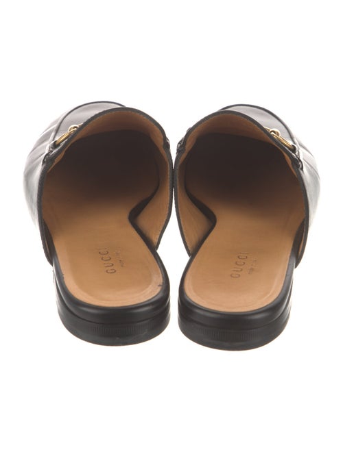 Gucci Horsebit Accent Leather Mules