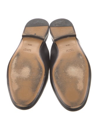 Gucci Horsebit Accent Leather Mules