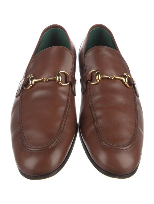 Gucci 1955 Horsebit Accent Leather Dress Loafers